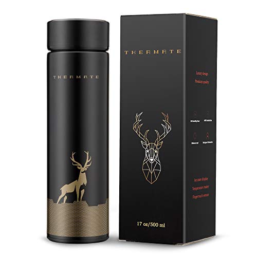 THERMATE Smart Flask Vacuum insulated bottle Coffe Tea Thermos Stainless steel Mug with temperature display