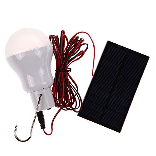 Lampadina a LED ad energia solare, portatile, con