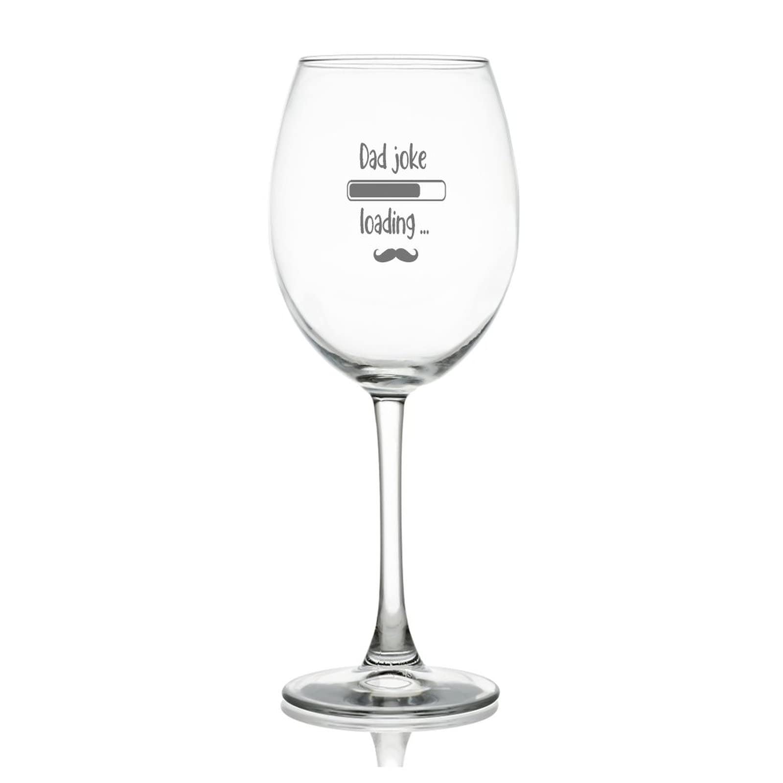 Verres à vin rouge cristal transparent grand contenant gravure humour table de fête de 500 ml