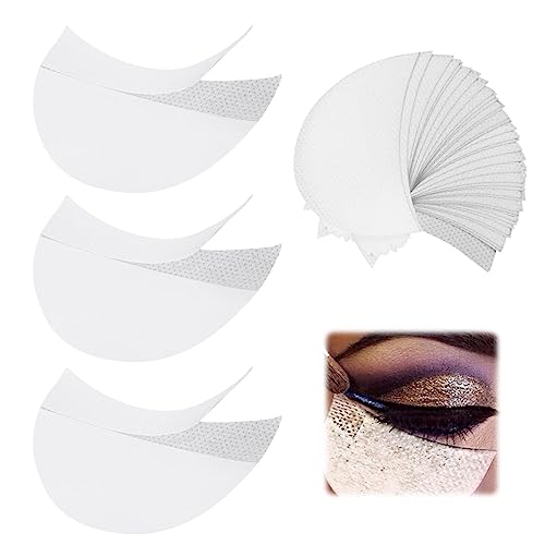 GWAWG 150 patchs de maquillage pour les yeux et patchs de fard à paupières pour les extensions de cils, Eyeliner et maquillage des lèvres pour prévenir les résidus de maquillage des yeux et des lèvres