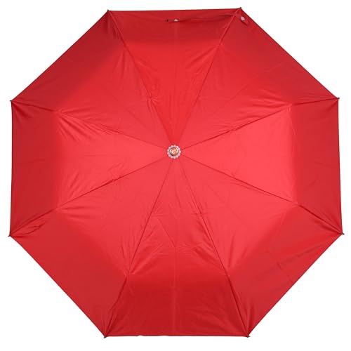 Image of 3-Fold Mono Silver Manual Opening 21.5inch Umbrella for Mens and Womens