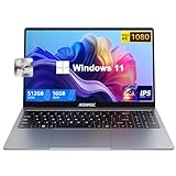 ACEMAGIC Laptop Computer, 16GB DDR4 512GB SSD, Quad-Core Intel N95 Processor, Windows 11 Laptop, 15.6' IPS 1080P PC, Metal Shell, WiFi, BT5.0, USB3.2, Type_C, Long Battery Life, 180° Open Angle