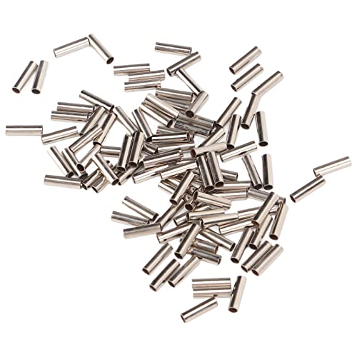 SPYMINNPOO Manicotti a Crimpare per Cilindro in Acciaio Inossidabile Tubo in Rame Manicotti a Crimpare per Cilindro in Acciaio Inossidabile Tubo in Rame, Kit Manicotti a Crimpare per