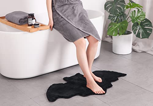 Halloween Bat Bath Mat - Rugs Bat Decor - Bats Bathroom Rug Decoration Black Gothic Gift Goth Gifts Room Decorations Spooky Witch Witchy Home Batman Cute Mats For Kitchen Bedroom Addams Family Decor #TOP2