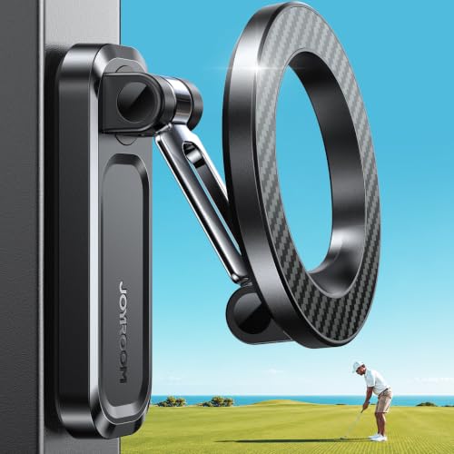 Upgraded Magnetic Golf Cart Phone Holder 360 Rotatable Golf Accessories