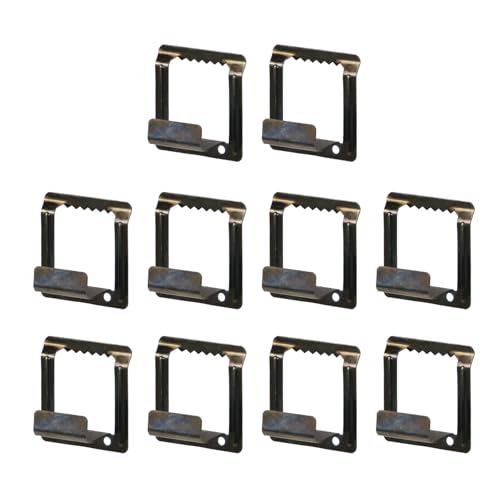 Image of Oedema 10 Pcs Picture Hangers Metal Picture Hanging Hooks Wall Hangers for Room Decor and Office Decor,Including Mirrors