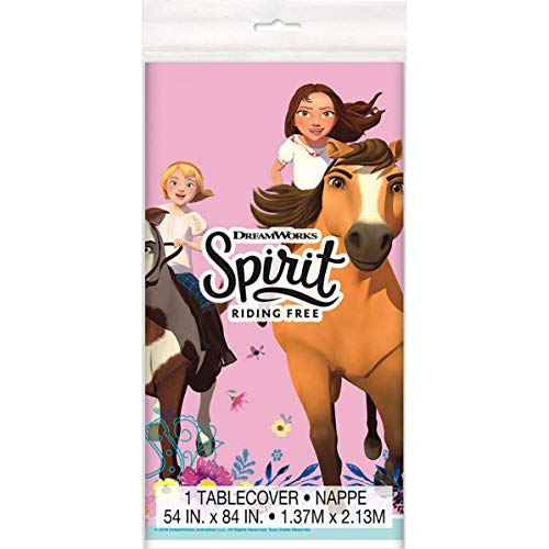 Spirit Riding Free Rectangular Plastic Table Cover | 54