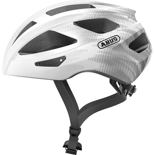 ABUS Casco de ciclismo de carretera Macator - casco de ciclismo deportivo para principiantes - también para usuarios con coleta - para hombres y mujeres