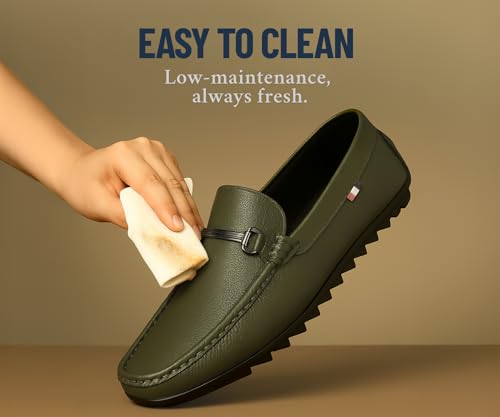 Image of Kraasa Men Premium Causal Loafers | Driving Loafers | Lighweight Slip-On's | Soft Cushioned Insole | Super Flexible, Comfortable for Men