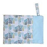 SKISUNO 1pc Sanitary Towel Bag Diaper Pouch Travel Toiletry Bag Period Zipper Lightweight Outdoor Storage Pouch