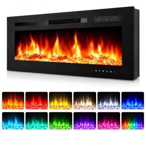 36-Inch Quiet Electric Fireplace
