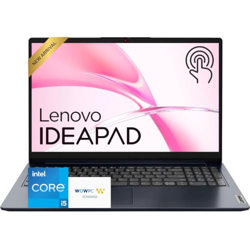 Lenovo IdeaPad Business Laptop • 15.6" FHD Touchscreen Display • Intel 13th 10-Core i5 CPU • 16GB RAM • 512GB PCle SSD • Copilot AI • Win 11