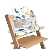 【Comodidad natural con algodón grueso】Este cojín para trona Stokke Tripp Trapp está confeccionado con algodón de calidad y acolchado reforzado. Su tejido suave cuida la piel sensible de los bebés, mientras su estructura transpirable favorece la circulación del aire, para una estancia agradable durante las comidas y el juego diario.