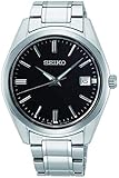 seiko sapphire titanium 100m Metallband mit Faltschließe und Sicherheitsdrücker