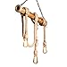 Produktbild Industrielampe Vintage Hängeleuchte Pendelleuchte,iMeshbean Retro DIY Hanfseil Bambus Deckenleuchte Hängendes Licht für Cafe, Restaurant, Esszimmer 3 Kopf (ohne Glühbirne)