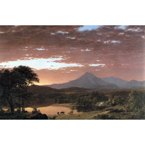 Mont Ktaadn impression giclée sur toile, chef-d'œuvre d'art pictural