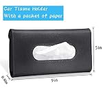 2PCS Car Tissue Holder Sun Visor Napkin Holder with Tissue Car Mask Holder - Image 2