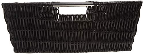 Whitmor Rattique Shelf Tote Black #TOP2