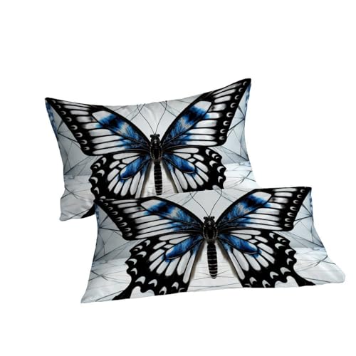 Housse de couette papillon animal 200x200 microfibre