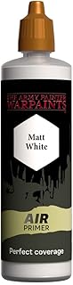 The Army Painter Airbrush Primer White, 100ml Dropper Bottle Acrylic Paint Primer, Acrylic Airbrush Paint Primer for Airbrushing and Painting Wargaming Miniatures, Perfect for Tabletop Boardgames