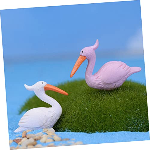 Dechous 12Pcs Simulated Flamingo Tablescape Decor Animal Decor Table Decorations Flamingo Toy Figurine Flamingo Statue Decor Garden Flamingo Figurines Flamingo Decor Table Ornament Lovers #TOP6
