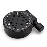 weiss rundschalttisch tc betriebsanleitung  LeTkingok R-Achse 360 ​​grad Manueller Drehtisch, Manuell Drehbare Plattform, Winkeleinstellung, Präzisions-Indexierungsplatte, Drehtisch 100mm