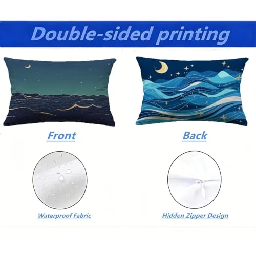 Coussin extérieur imperméable 40x70 pour confort terrasse et patio