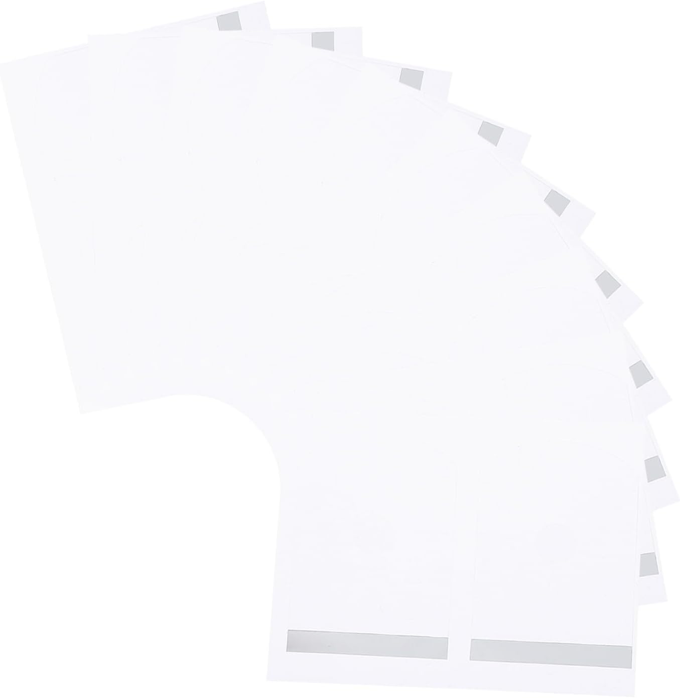 Abaodam 200pcs Waterproof Non-Slip Eyeglass Lens Protective Pads White Pe Stickers for Glasses Accessories, for Optical Lens Processing and Anti-Slip Protection