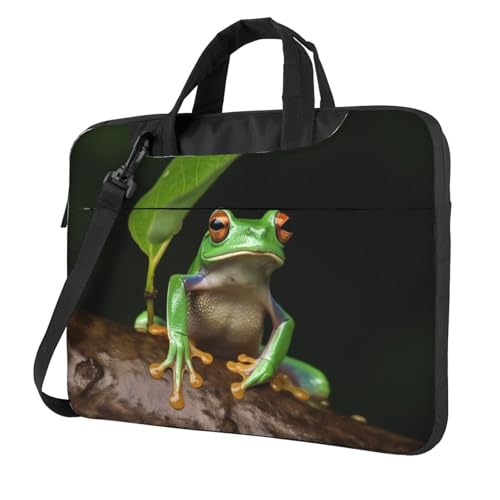Sacs d'ordinateur résistants aux chocs imprimé grenouille