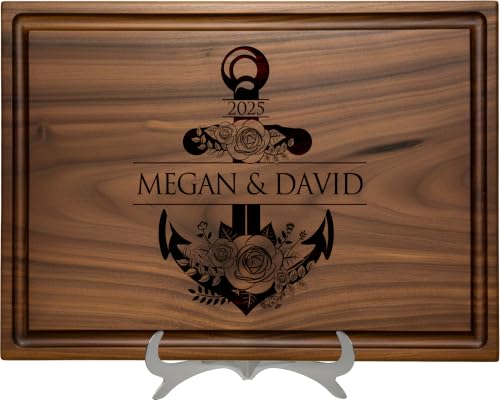 Personalized Nautical Cutting Board