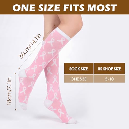 Image of American Trends Women's Knee High Socks, Novelty Holiday Printed Tall Tube Socks, Casual & Party Athletic Sports Stockings