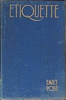 Etiquette;: "The blue book of social usage", B0008644R6 Book Cover