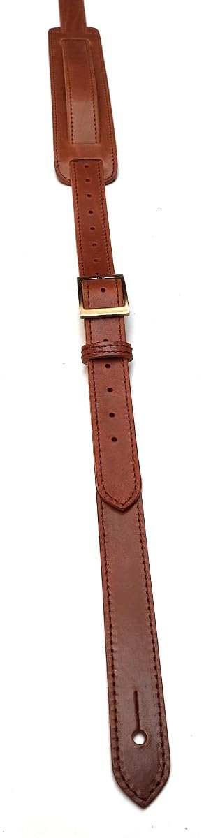 Custom Style Czarny skórzany pasek do gitary basowej 3 cm z paskiem na ramię i klamrą T330