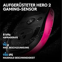 Logitech G PRO X3 SUPERSTRIKE Gaming-Maus - Rosa – Ansicht 8