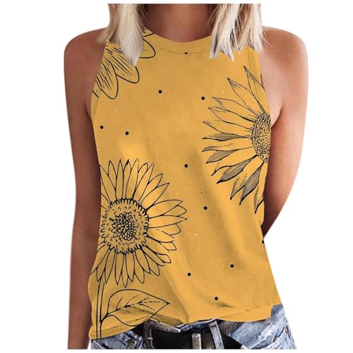 HOOUDO Sonderangebote Schnäppchen Sommerbluse Damen Tank Top Mit Motiv Tanktop Dunkelblau Hautfarben Elegant Bluse Für Hochzeit V Ausschnitt Tshirt Schwarze+Shirts+Damen T Shirts Oversize Outdoor