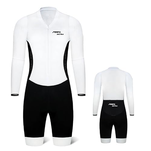 Produktfoto von Herren Fahrrad Skinsuit, schnell trocknender Triathlon-Anzug – Kurzarm Duathlon Laufen Schwimmen Fahrradfahren&hellip;