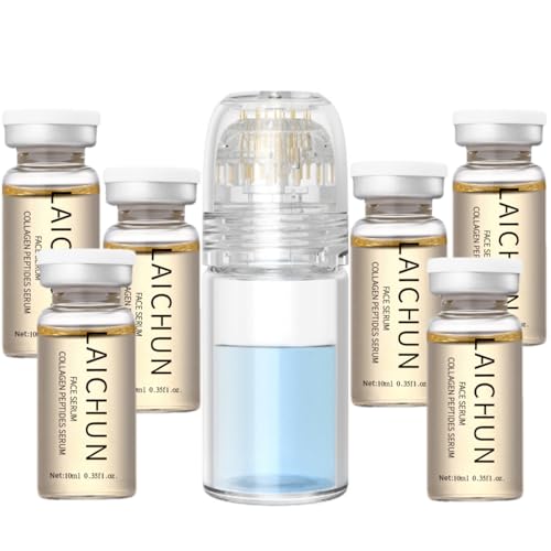 Micro Infusion System for Face,Micro System for face, 1.5-MONTH-SUPPLY(1*Applicator and 6* Serum)