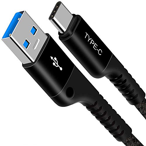 Snowkids USB c Cables (Black-2Pack)