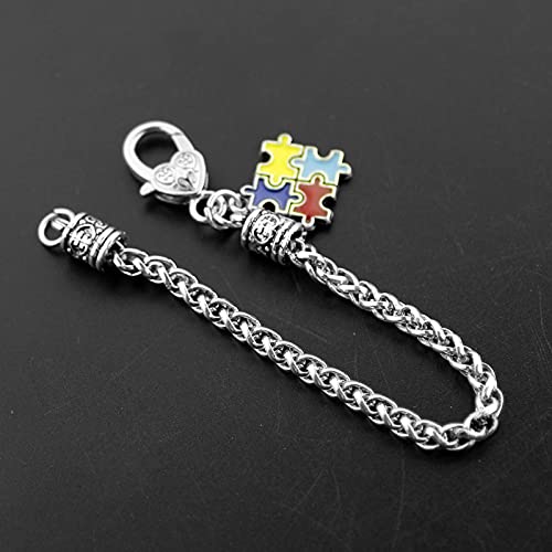 Bracelets à breloques puzzle colorés, le cadeau idéal en émail