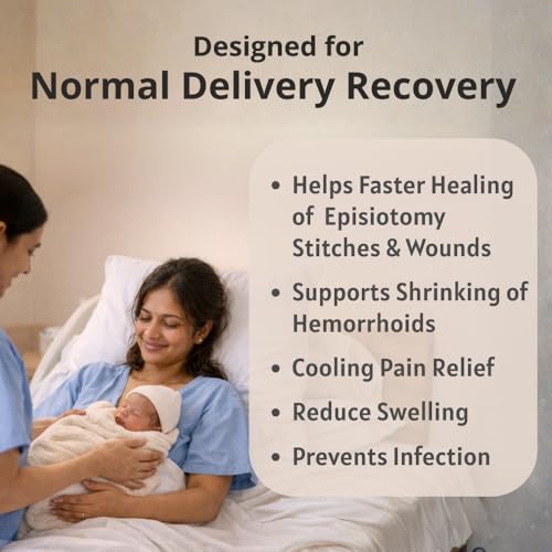 Image of B-Arm Perineal Healing Foam & Cooling Pad Liners for Postpartum Care | Helps Relieve Perineal Pain, Swelling & Hemorrhoids | Supports Speed Healing, Soothes Itching & Irritation After Normal Delivery