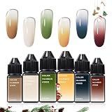 FAVAI Juego De 6 Esmaltes De Uñas De Gel Aerógrafo – Colección Vintage (#V) 6 x 15 ml Pintauñas Semipermanentes, Decoración de Uña