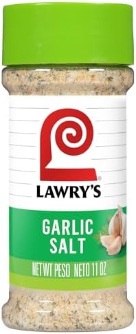 Lawry’s Garlic Salt, Coarse Ground with Parsley, No MSG Added, Kosher Certified, Flavorful Salt for Chicken, Pork & Steak, 11 oz