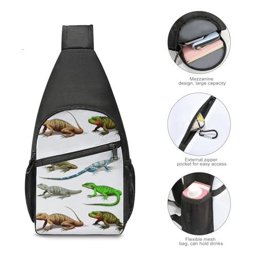 Bolso tipo bandolera deportivo para senderismo y uso casual miniatura 5