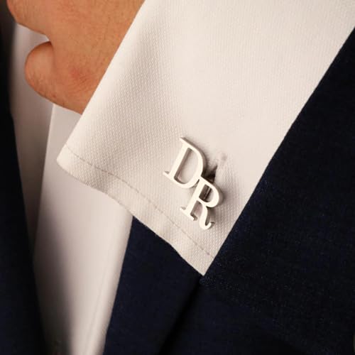 Mancuernillas personalizadas para hombre en acero inoxidable miniatura 6