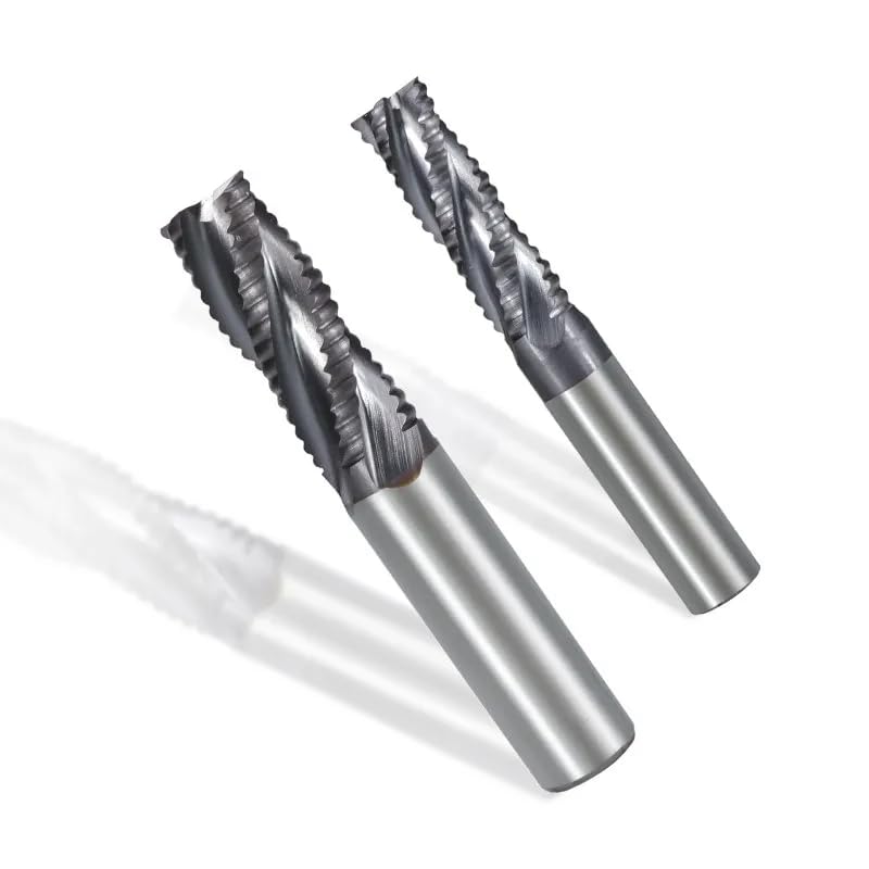 Fraise En Bout D'ébauche À 4 Cannelures, 8mm-12mm-16mm, Super Revêtement, Fraise HSS, Machine CNC, Mèche De Routeur Pour Outils En Bois/aluminium/acier,12xD12x35x85L