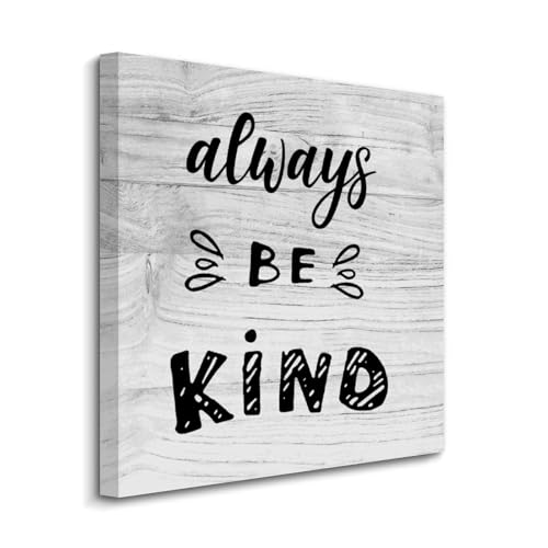 Lienzo Always Be Kind para un hogar lleno de positividad, armonía y calidez en cada rincón
