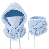AYPOW Pasamontañas Térmicos de Invierno para Mujeres Hombres,Mascarilla Moto Capucha para Bicicleta Motocicleta Snowboard Ciclismo