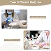 Arm Rest for Nails Tech, Foldable Nail Arm Rest, Microfiber Leather Manicure Hand Rest for Nail Tech,Manicure Salon Use