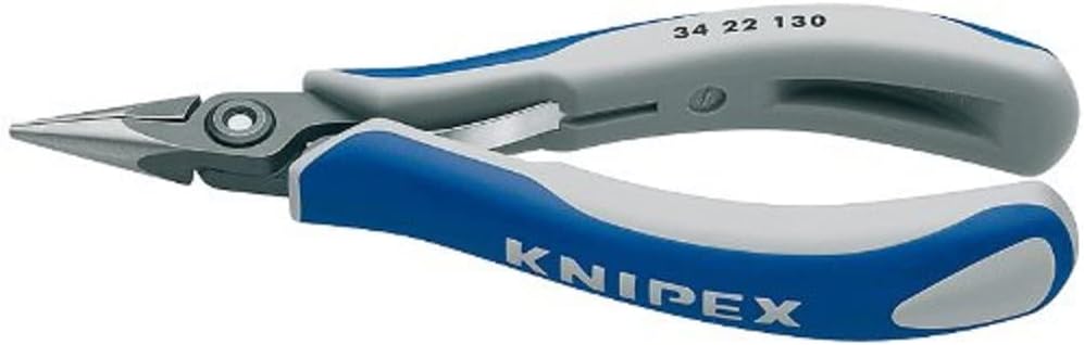 KNIPEX Tools 34 22 130 Precision Electronics Gripping Pliers, 5.25-Inch