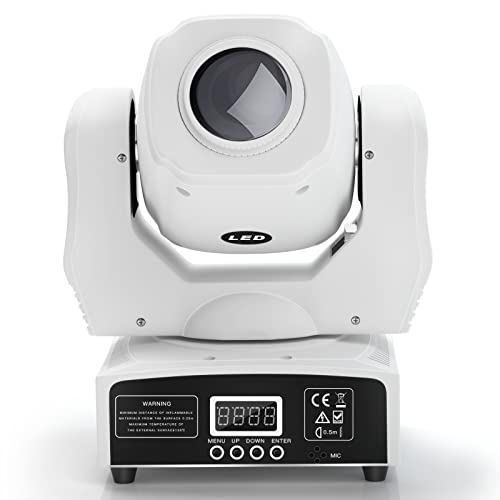 U`king 100W Led Moving Head Light Stage Lighting Dj Lights 8 Gobos Beam Wash Light By Dmx And Sound Activated Control Professional 9/11 Channels For Church Wedding Disco Party Nightclub Live Show #TOP6